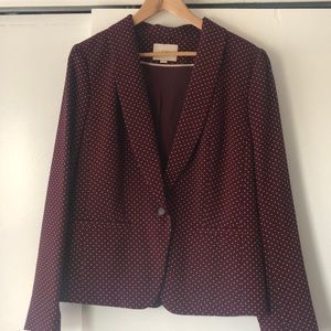 Loft polka dot blazer